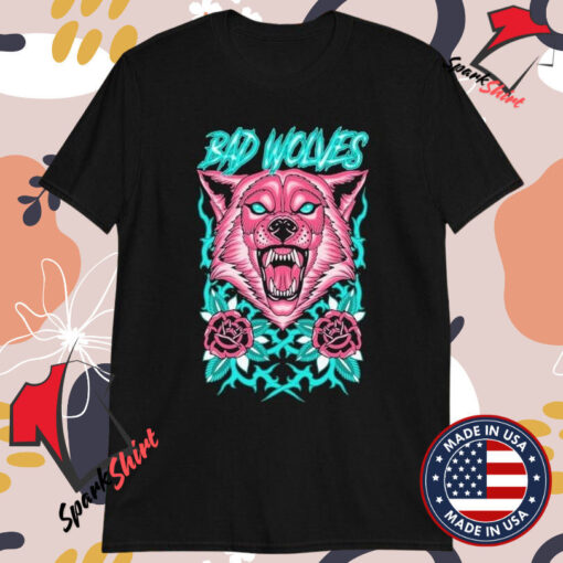 Bad Wolves Wolf In Vines T-shirts