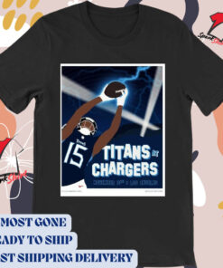 Official Poster Nick Westbrook-Ikhine Tennessee Titans At Los Angeles Chargers November 10th NFL t-shirt