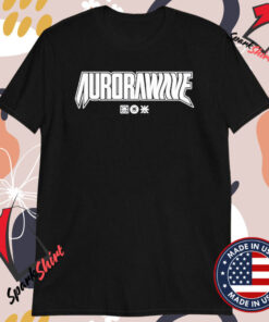 Aurora Wave Metal Logo T-Shirts