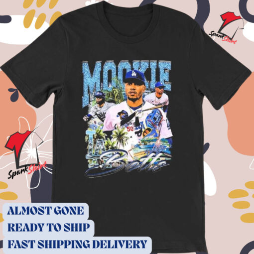 Official Mookie Betts Los Angeles Dodgers Baseball World Series Graphic t-shirt