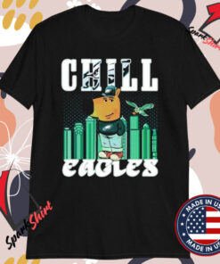 Chill Guy Chill Philadelphia Eagles T-shirts