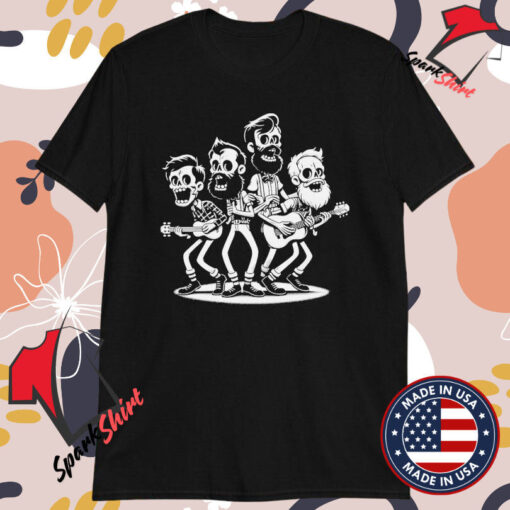 Punk Rock Factory Skeleton Band T-shirts