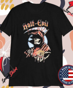 Half Evil Reaper Double Layered T-shirts