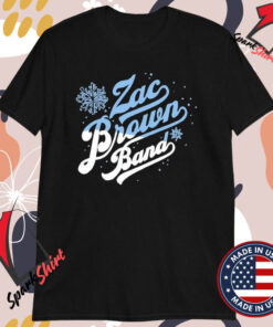 Zac Brown Band Snowflake Holiday Christmas T-Shirts