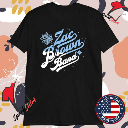 Zac Brown Band Snowflake Holiday Christmas T-Shirts