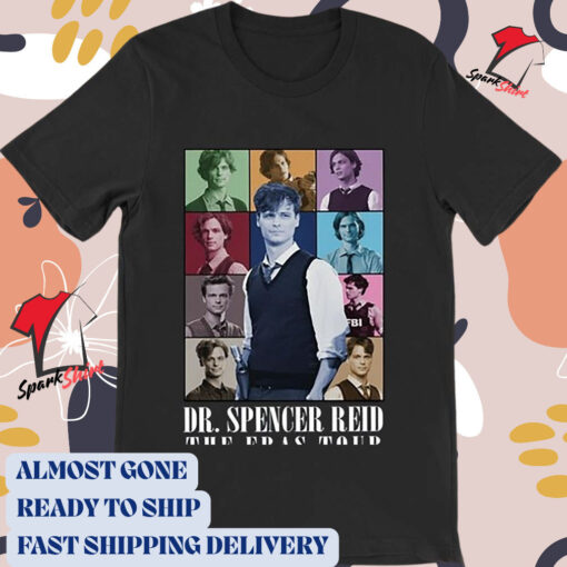 Official Dr. Spencer Reid Criminal Minds Eras Tour 2024 photos t-shirt