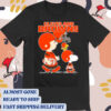 Awesome cleveland Browns Let’s Play Football Together Snoopy Charlie Brown And Woodstock Shirt