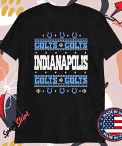 Indianapolis Colts Ugly Holiday Christmas T-shirts