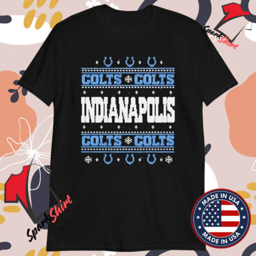 Indianapolis Colts Ugly Holiday Christmas T-shirts