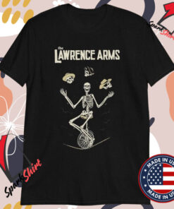 The Lawrence Arms Tightrope Skeleton T-shirts