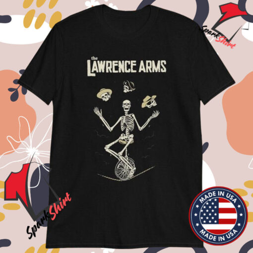 The Lawrence Arms Tightrope Skeleton T-shirts