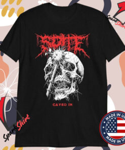 Spite Cult Caved In Skull T-shirts