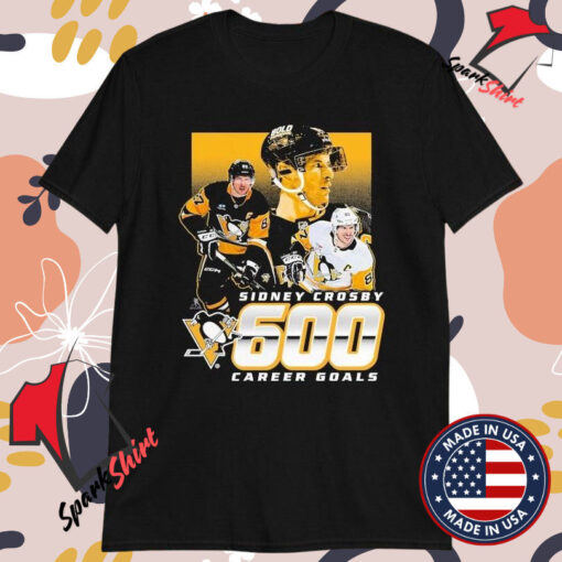 Sidney Crosby Pittsburgh Penguins 600 Career Goals T-Shirts