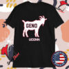 UConn Huskies Basketball Geno Auriemma GOAT T-shirts