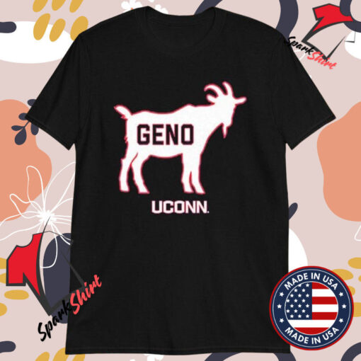 UConn Huskies Basketball Geno Auriemma GOAT T-shirts