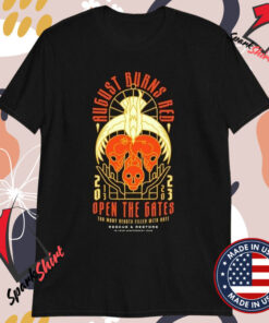 August Burns Red Open The Gates Too Many Hearts Filled With Hate Rescue And Restore 10 Year Anniversary Tour T-shirts