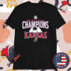 Kansas Jayhawks 2024 Big 12 Women’s Soccer Tournament Champions T-Shirts