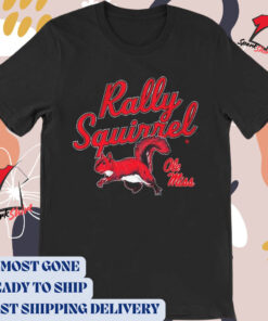 Official Ole Miss Rebels Football Rally Squirrel Painting t-shirt