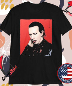 Marilyn Manson Little Cross Photo T-shirts