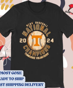 Official Tennessee Volunteers Retro 2024 NCAA Men’s Baseball College World Series Champions t-shirt