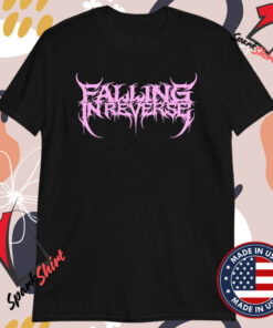 Falling In Reverse Popular Monster Text Metal T-shirts