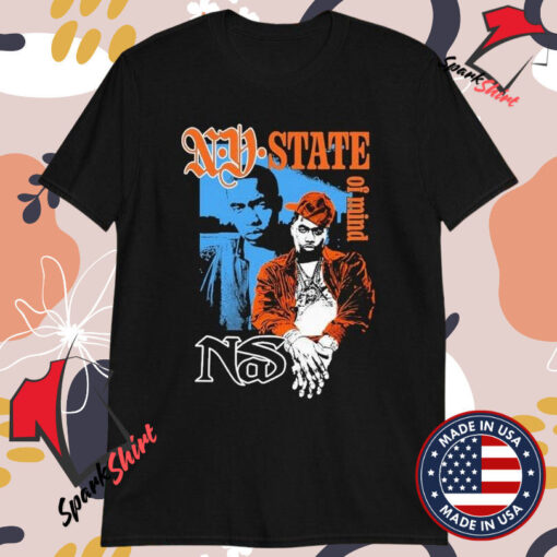 Nas Nasir Jones NY State Of Mind T-shirts