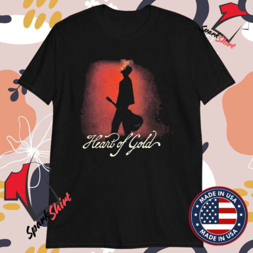 Shawn Mendes Heart Of Gold Guitar T-shirts