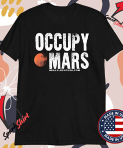 Occupy Mars Alex Jones T-shirts