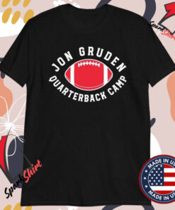 Dave Portnoy Jon Gruden Quarterback Camp T-shirts