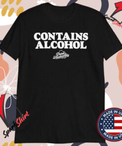 Contains Alcohol Drink Wisconsinbly T-shirts