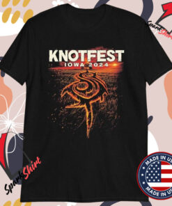 Knotfest Burning Field Iowa 2024 Event T-shirts