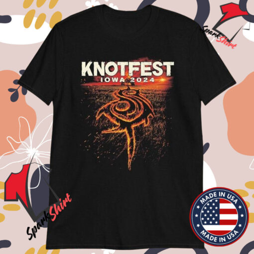 Knotfest Burning Field Iowa 2024 Event T-shirts