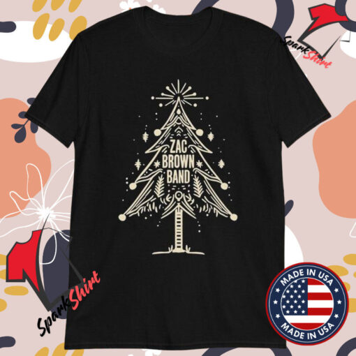 Zac Brown Band Denim Christmas Tree T-Shirts