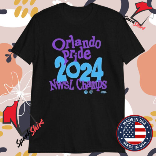 Orlando Pride Playa Society 2024 NWSL Champions T-Shirts