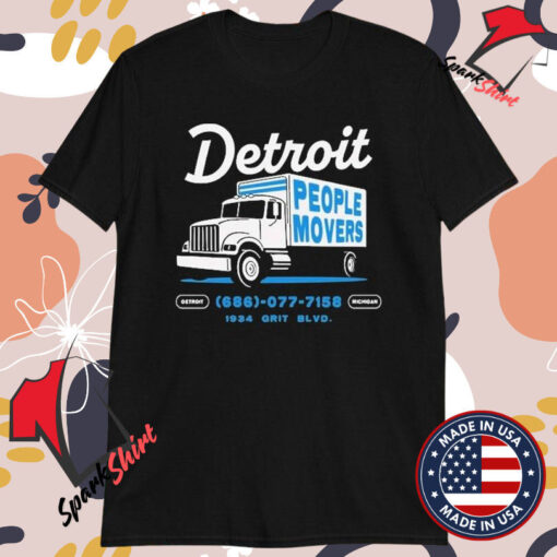 Detroit Lions People Movers Grit Michigan T-Shirts