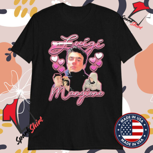 Luigi Mangione Heart T-shirts