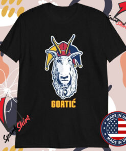 Nikola Jokic The Mountain Goatic Denver Nuggets T-shirts