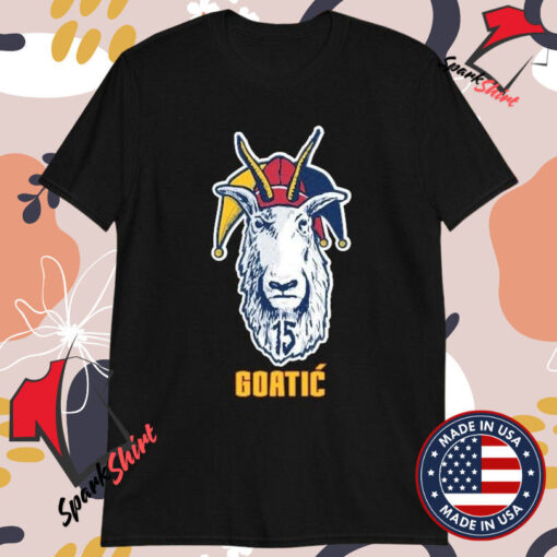 Nikola Jokic The Mountain Goatic Denver Nuggets T-shirts