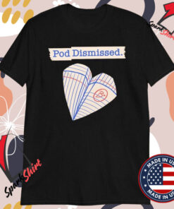 Pod Dismissed Heart Plane T-shirts