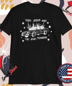 Teen Jesus And The Jean Teasers Car Flames T-shirts