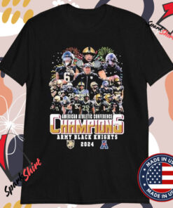 Army Black Knights AAC Football Champions Proud Fan 2024 T-Shirts