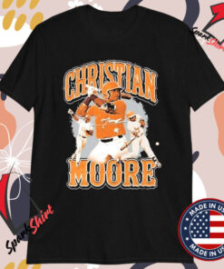 Christian Moore Tennessee Vols Baseball Signature Shirts