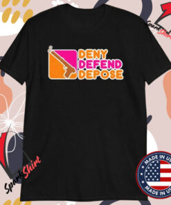 Deny Defend Depose Donuts Logo T-Shirts