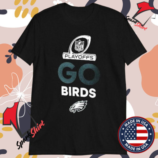 Official Philadelphia Eagles Go Birds 2024 NFL Playoffs T-Shirts