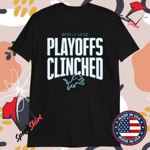 Detroit Lions Playoffs Clinched T-shirts