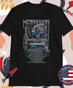 Meshuggah North American Tour 2025 T-shirts