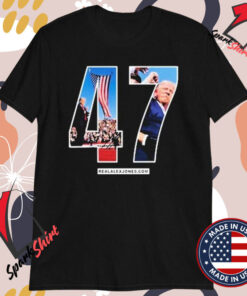 Trump 47 Fighting Shooting T-shirts