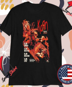 Korn Jun 2025 Tour T-shirts