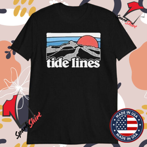 Tide Lines Mountain Sun T-shirts