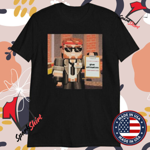 Agent P Give Ultimatum Cubic Games T-shirts